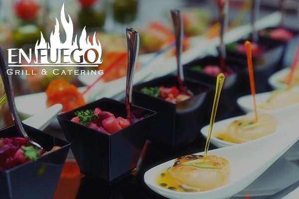 image of catered food by En Fuego Catering